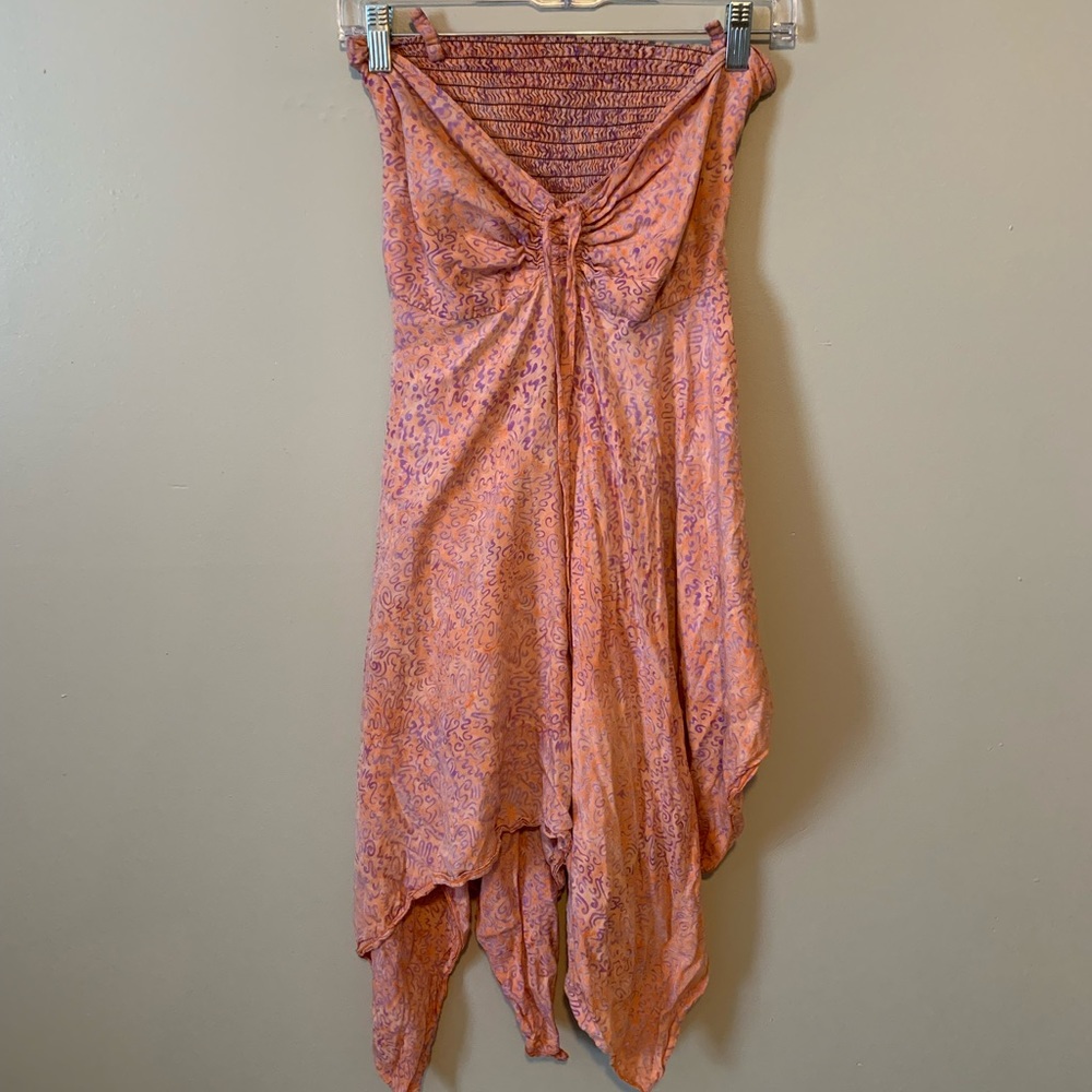 strapless asymmetrical fairy dress!